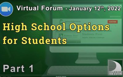 Video presentation on high school options