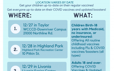 Wayne County offering free childhood vaccinations, adult COVID shots