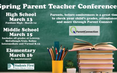 Check Parent Connect before parent teacher conferences