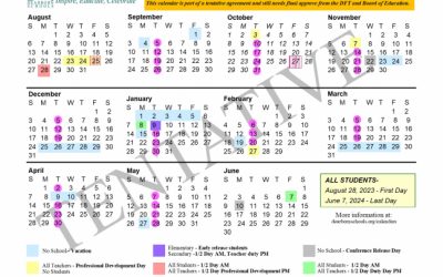 Tentative 2023-24 school calendar released