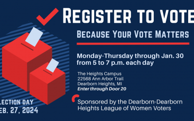 Heights Campus hosting voter registration drive