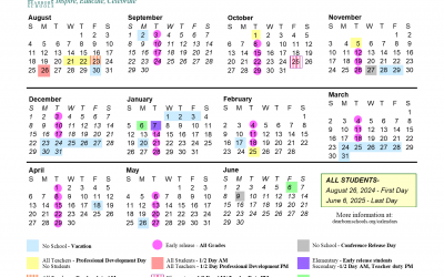 Tentative 2024-25 school calendar released
