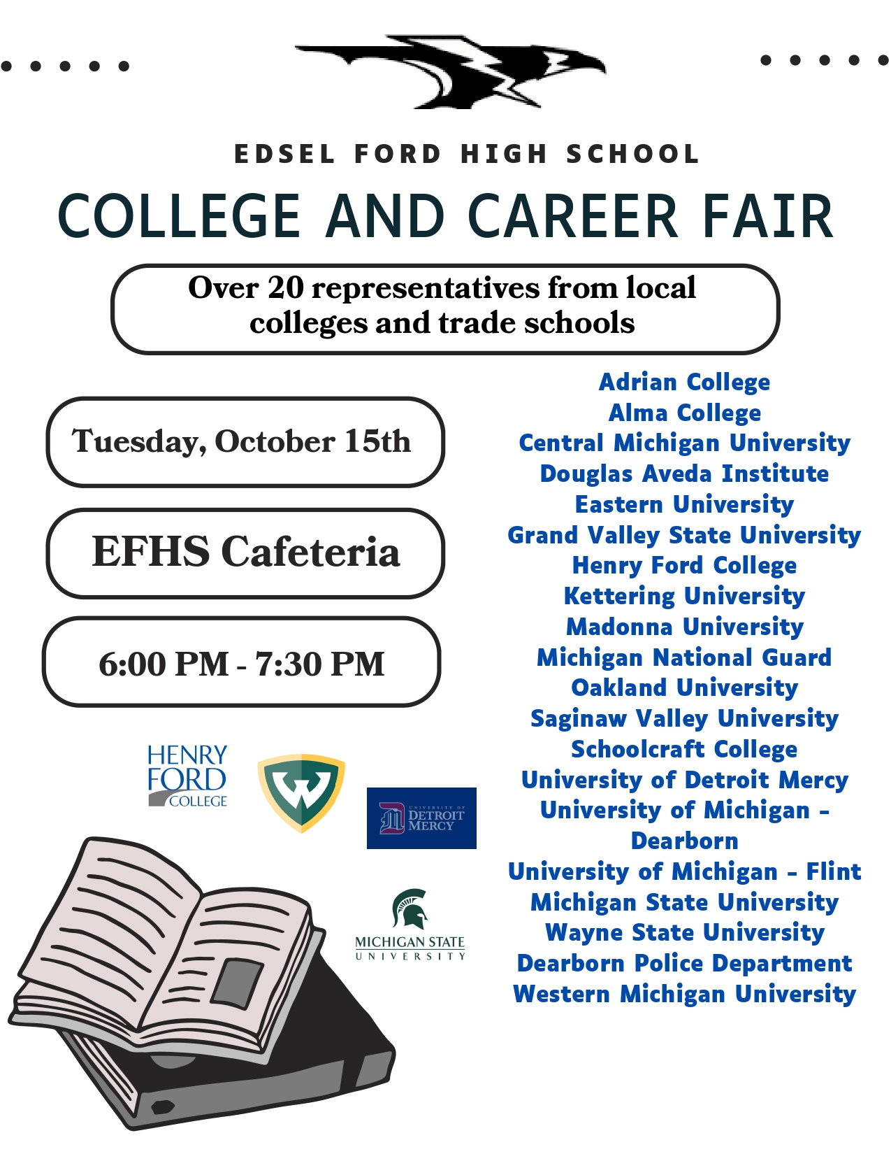 Flier for College and Career Fair