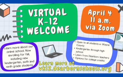 Virtual K-12 hosting orientation for all interested families on April 4