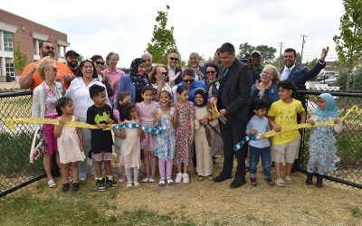 Salina Elementary green playground opened