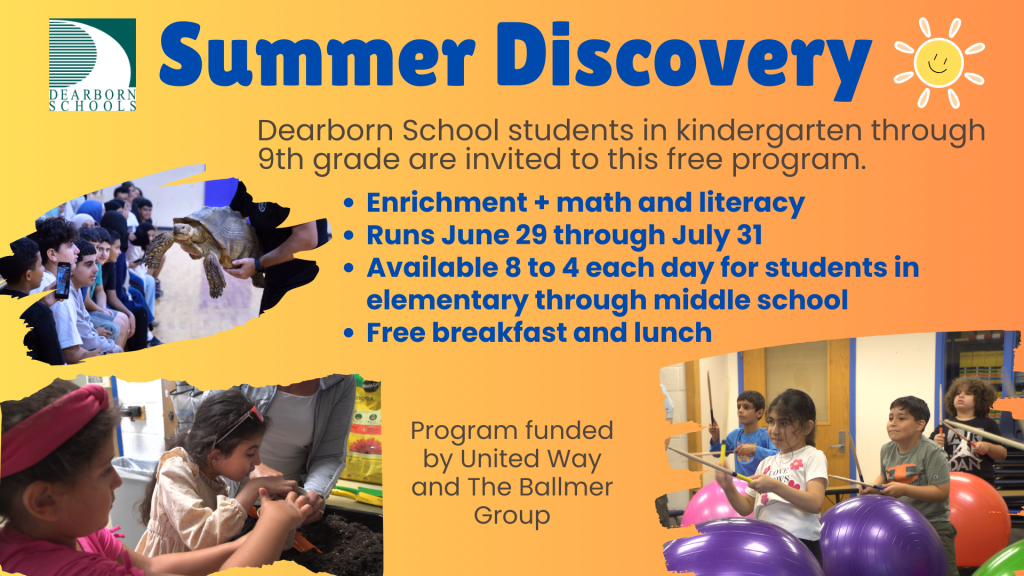 Flyer for the Summer Discovery Program