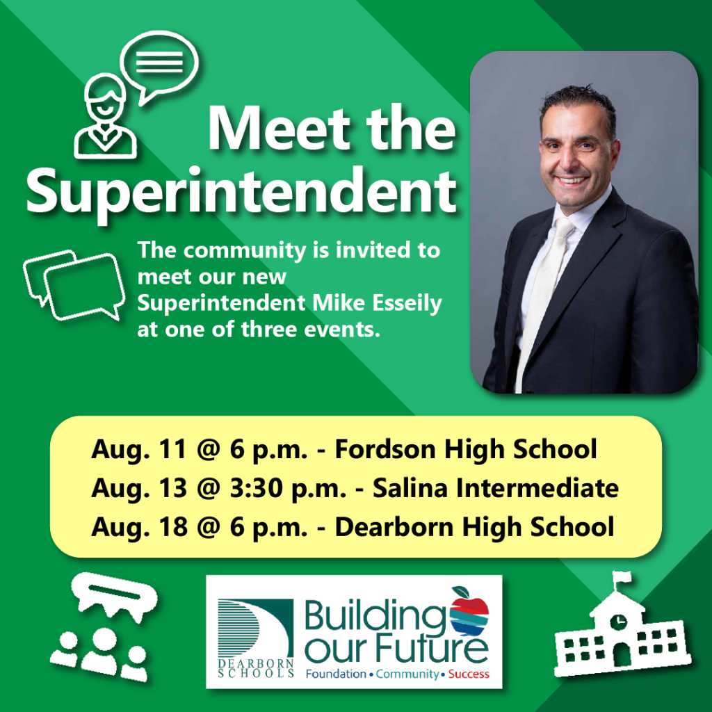 Meet the Superintendent flyer