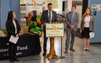 Michigan agriculture, education officials join Dearborn Public Schools leaders to highlight local food purchasing